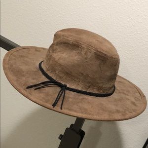 Suede hat